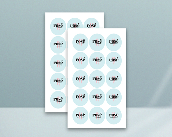 מדבקות עגולות